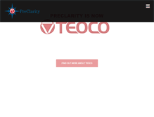 Tablet Screenshot of preclarity.com